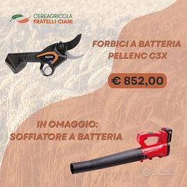Forbici Pellenc C3X + Soffiatore in omaggio
