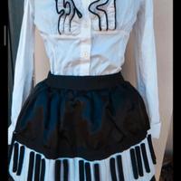 costume di carnevale. la pianista