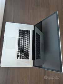 scocca e display MacBook pro 17 2011