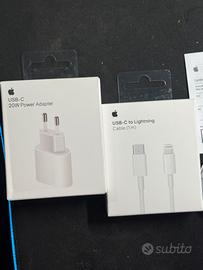 APPLE caricabatteria e cavo lightning Originale