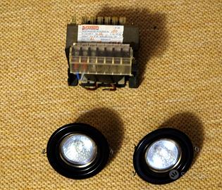 Faretti alogeni da incasso con trasformatore