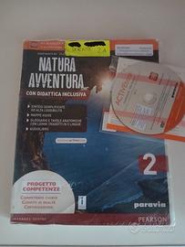 libro scienze seconda media "Natura avventura "