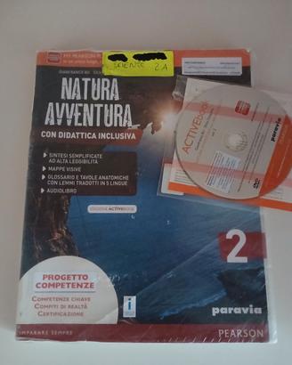 libro scienze seconda media "Natura avventura "