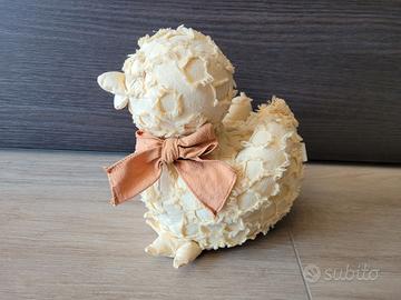 Peluche neonati Papera in stoffa e pezza