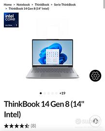 Lenovo ThinkBook 14 G8 IAL – 32GB RAM – 1TB SSD