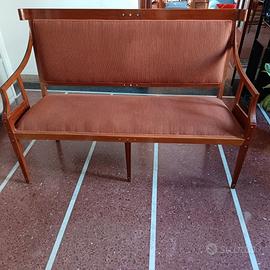 Salotto liberty, 8 pezzi, mogano