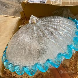 Lampadario plafoniera Murano anni 70