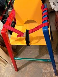 Seggiolone x bimbi in legno usato