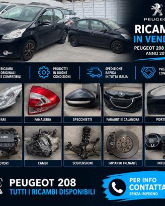 Ricambi Peugeot 208 1.4 DIESEL