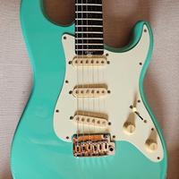 Schecter Nick johnston  atomic green custod rigida