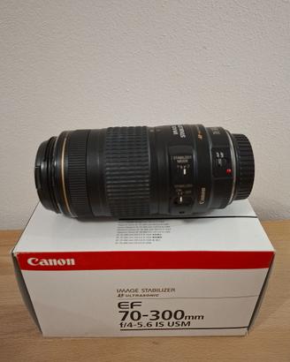 Canon EF 70-300 IS USM + scatola originale