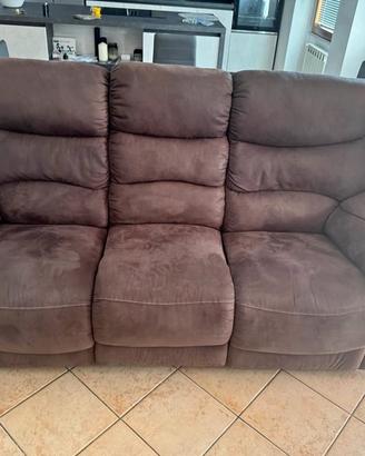 Divano motorizzato 3 posti