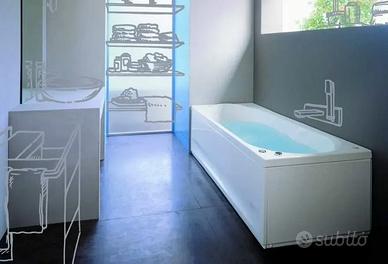 Vasca idromassaggio Jacuzzi a 5 bocchette completa