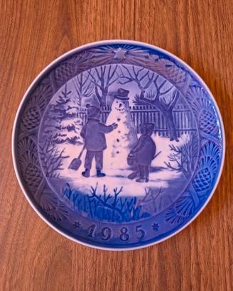 Piatto Natale Royal Copenhagen 1985 "Snowman"