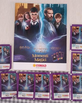 album Harry Potter Wizarding Word +8 pacchetti 