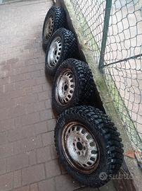 gomme da fango e neve x Panda 4x4 vecchio modello 