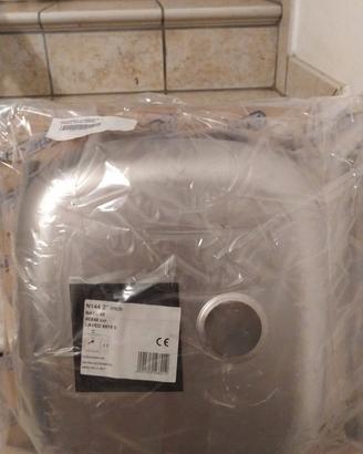 Lavabo acciaio da incasso nuovo