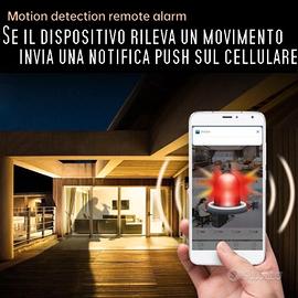 Telecamera Wifi con gestione tramite APP cellulare