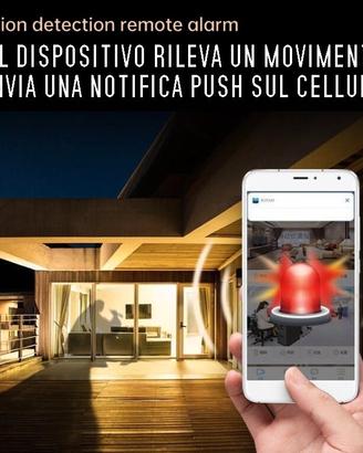 Telecamera Wifi con gestione tramite APP cellulare