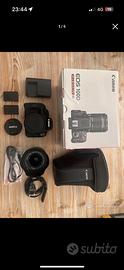 CANON EOS 100D + 2 batterie + 2 OBBIETTIVI