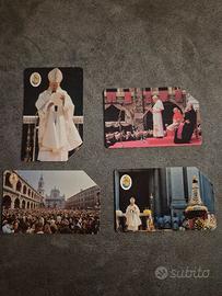 Set schede telefoniche rare Papa Giovanni Paolo II