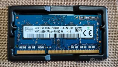 1 x 2Gb RAM DDR3 1600MHz 12800S SO-DIMM 204pin