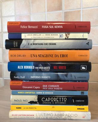 Lotto libri "Montagna" autori vari