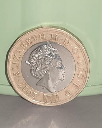 Elegante Moneta da 1 Sterlina 2017