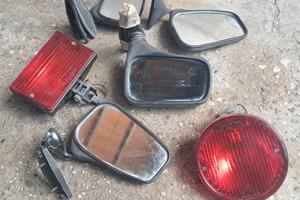 specchietti vari d'epoca e fari fendinebbia 