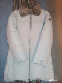 Piumino donna west scout vera piuma pelliccia vera