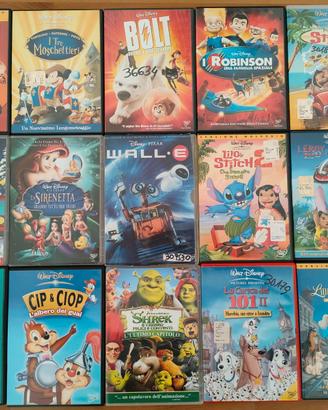 Lotto DVD Cartoni Animati