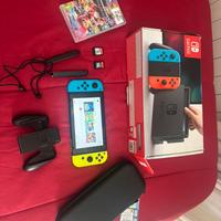 Nintendo switch+ 3 giochi e accessori