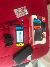 Nintendo switch+ 3 giochi e accessori