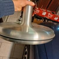 Lampada a sospensione Space Age vintage in allumin