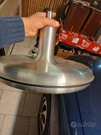 Lampada a sospensione Space Age vintage in allumin