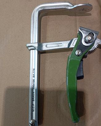 morsetto strettoio Leva rapida 200x100