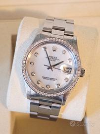 Rolex Date 34 mm. - White MOP