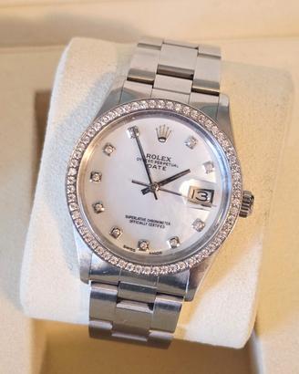 Rolex Date 34 mm. - White MOP