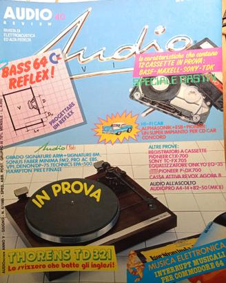 rivista AUDIO REVIEW n° 40 del 1985