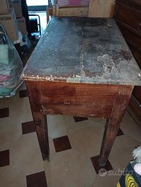 tavolo madia antico