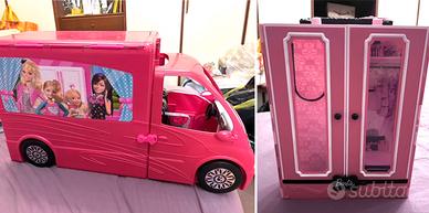 Barbie Glam Camper e Armadio da sogno