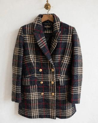 Cappotto Tartan Pied de  Poule S Old Money