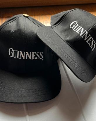 Coppia cappelli baseball GUINNESS