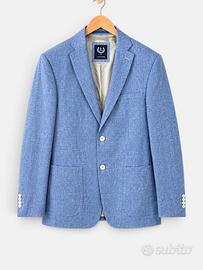 Giacca uomo Lavar slim fit -  46058 - Lino Azzurro