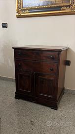 Mobile cantinetta in legno stile antico