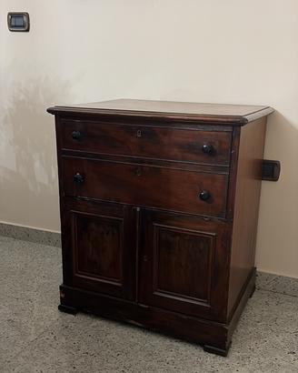 Mobile cantinetta in legno stile antico