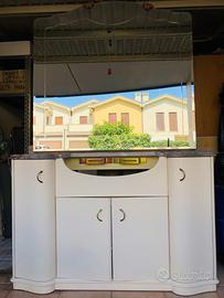 Mobili Bagno Completo con Specchio e Lavabo