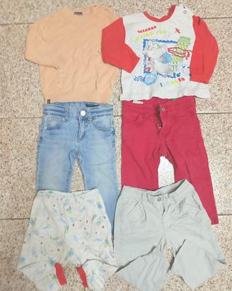 Lotto abbigliamento bimbo 12-18 mesi