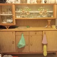 credenza e tavolino da cucire vintage 