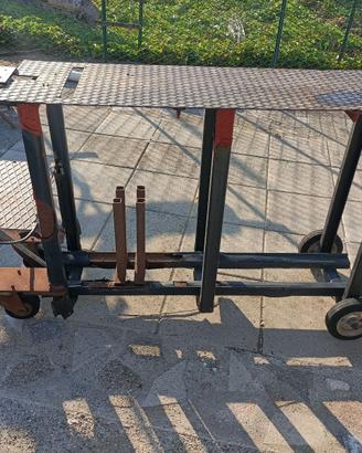carrello con ruote 158cm